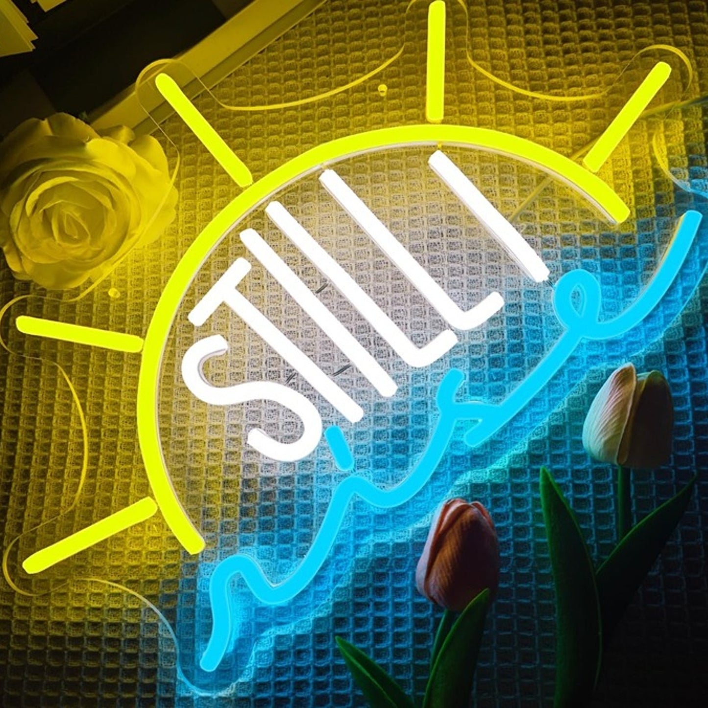 Lovely Bright Positive “I Still Rise” Sunrise LED Night Light Motivation Decorat