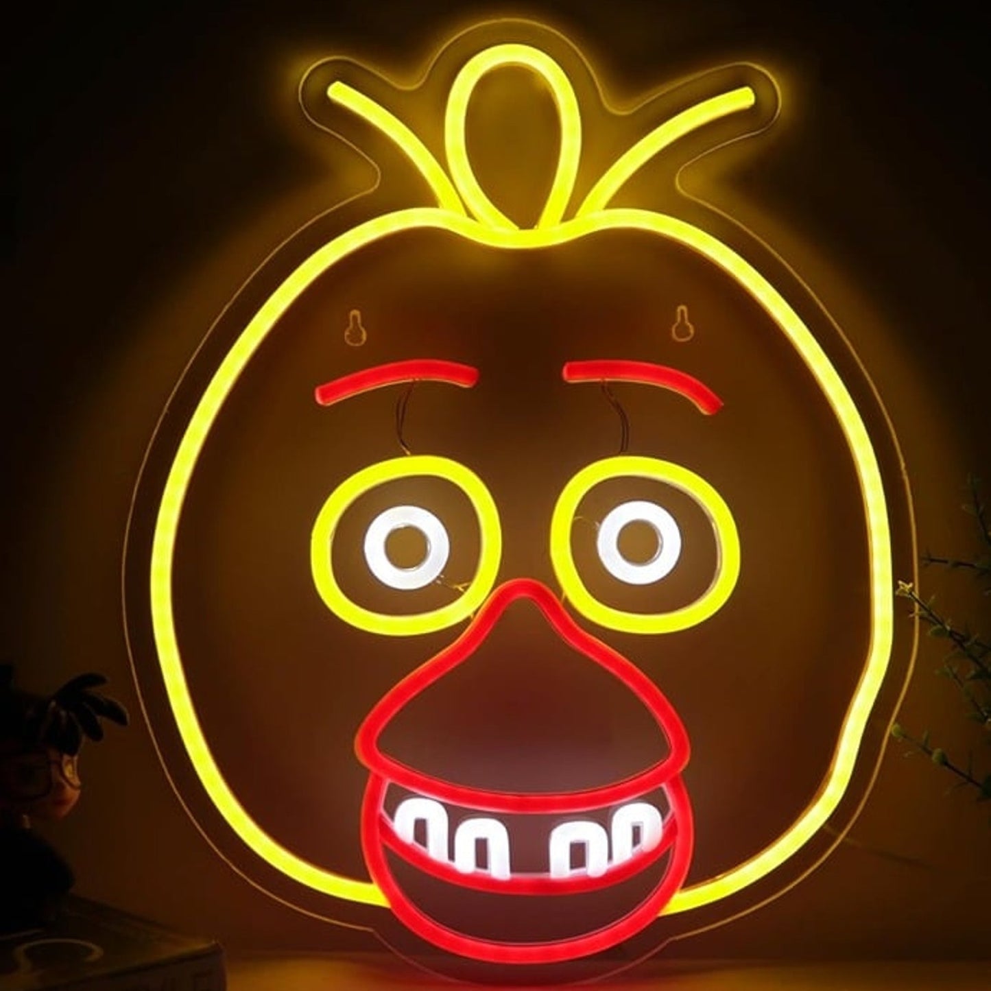 Fun Yellow Chica the Chicken Five Nights at Freddy;s LED Light Video Game Decor