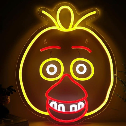 Fun Yellow Chica the Chicken Five Nights at Freddy;s LED Light Video Game Decor