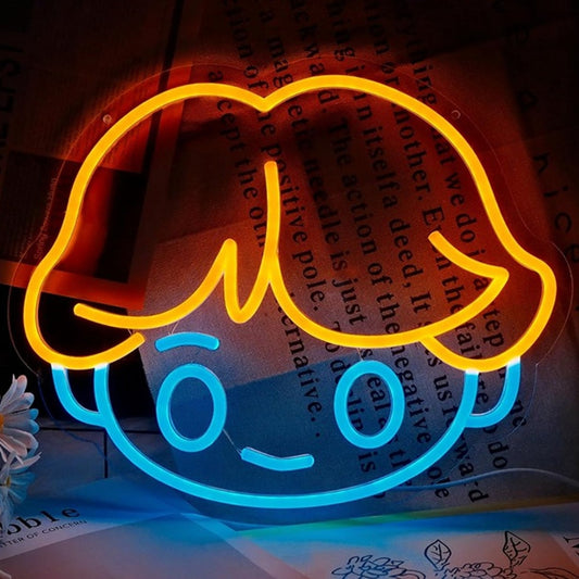 Bright Blue / Orange Ronald Weasley LED Night Light Harry PotterRoom Wall Decor