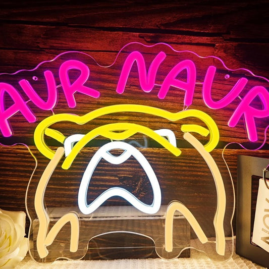 Fun Bright Colorful Panicking Hamster “Our Naur” Oh No! Light Room Wall Decor