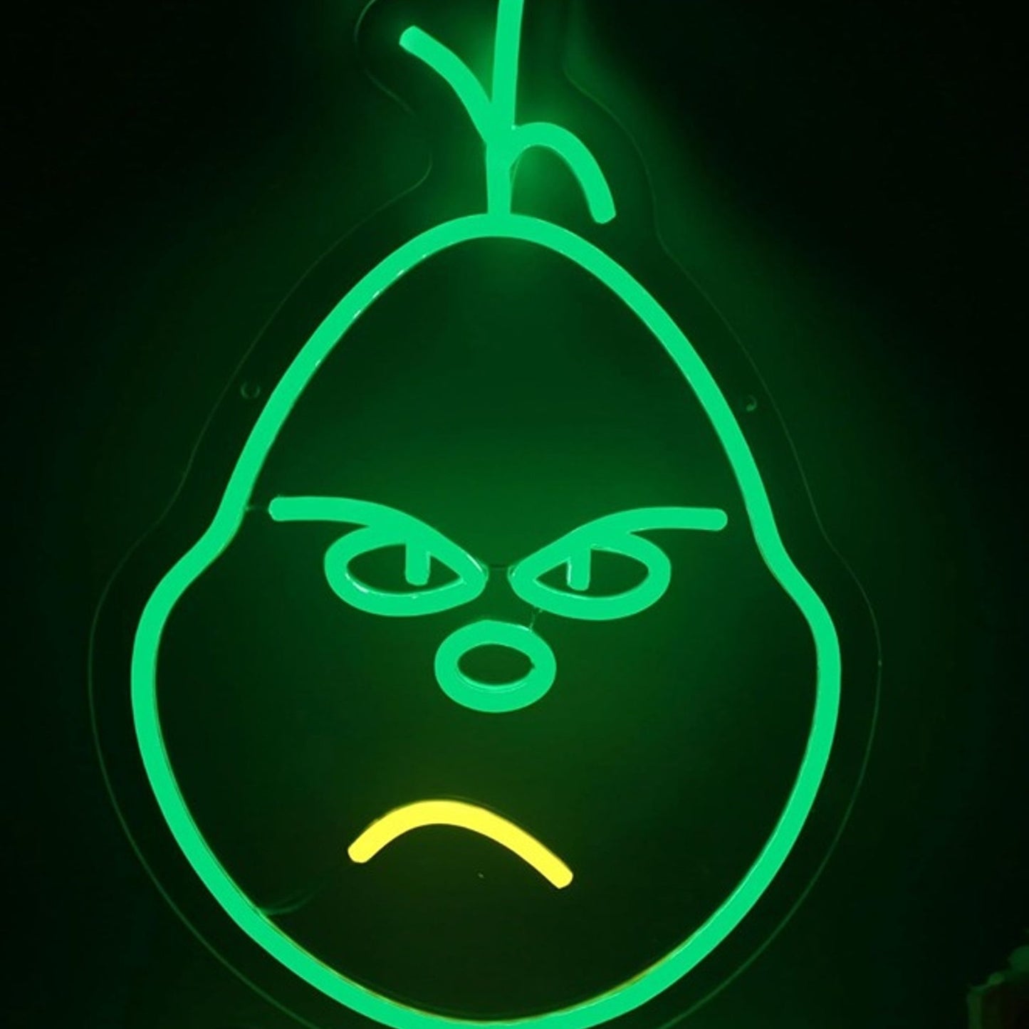 Fun Bright Green The Grinch LED Night Light Room Wall Decor