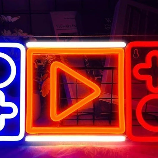Fun Vivid Bright Unique Nintendo Switch LED Night Light Game Room Decor