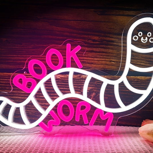 Lovely Bright White / Pink “Book Warm” LED Night Light Room Wall Decoration