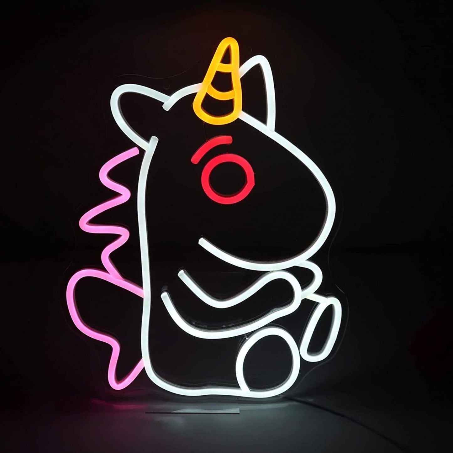 Super Adorable Cute Pink Unicorn Fairy LED Night Light Room Wall Decoration