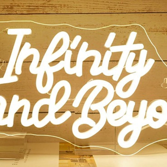 Lovely Warm Bright “To Infinity and Beyond” LED Night Light Room Wall Decor