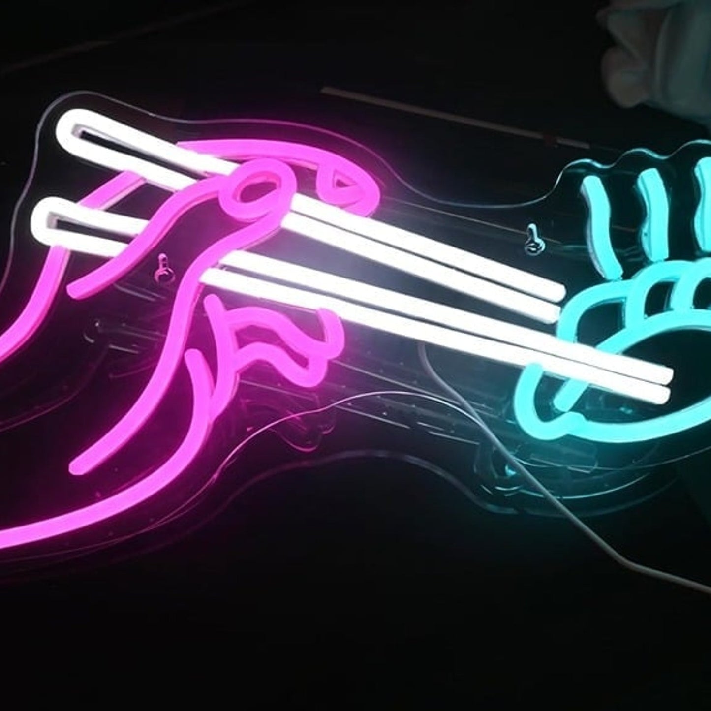 Tasty Bright Tasty Dumpling & Chopsticks LED Night Light Room Wall Decoration