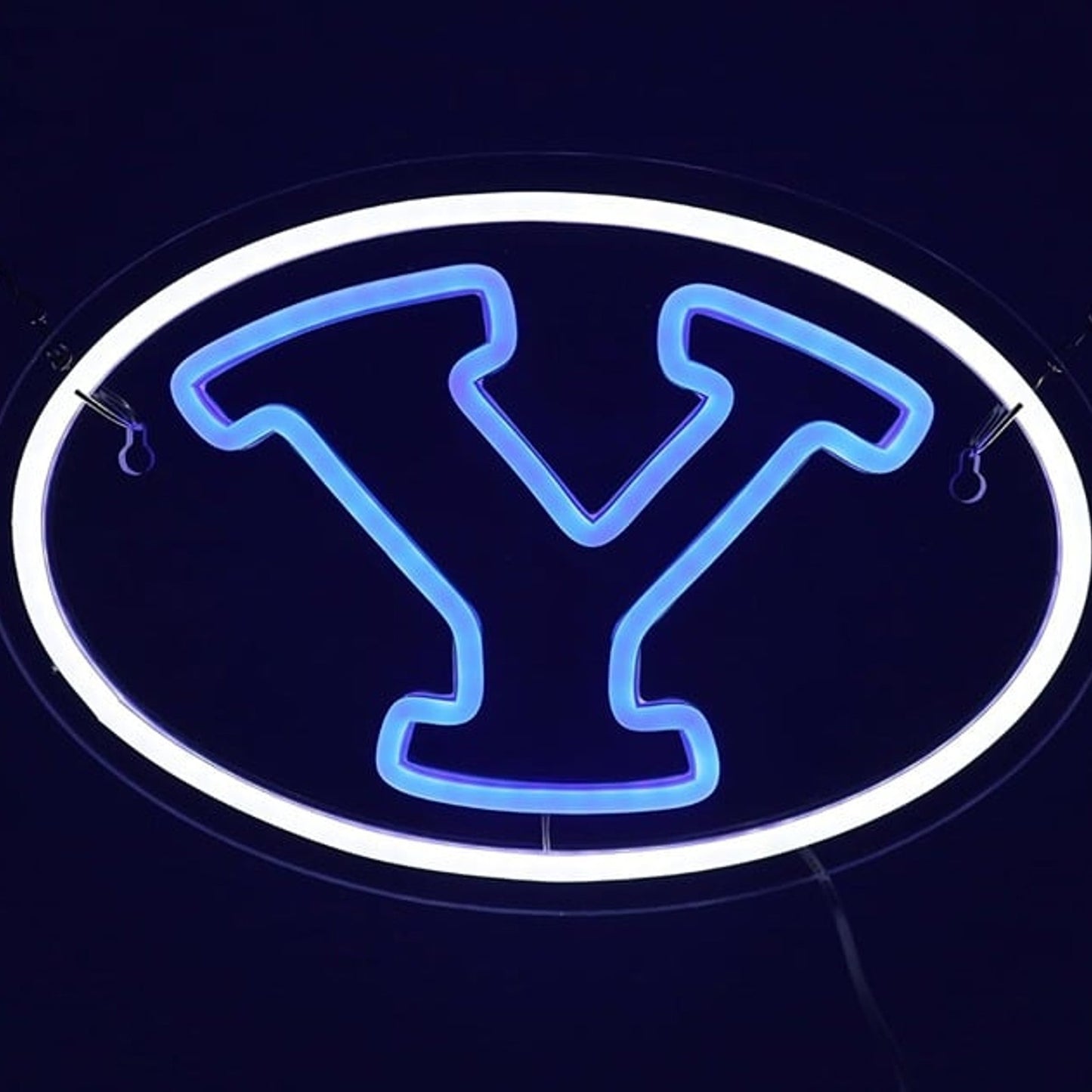 Vivid Bright BYU Brigham Young University Baseball LED Light Sports Team Decor