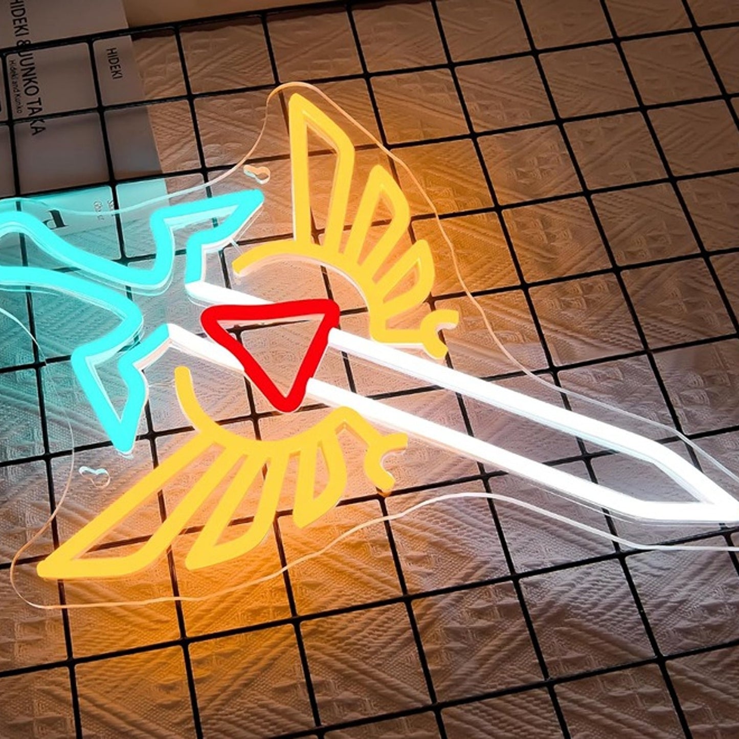Vivid Bright Master Sword Wings Legend of Zelda LED Light Video Game Decor