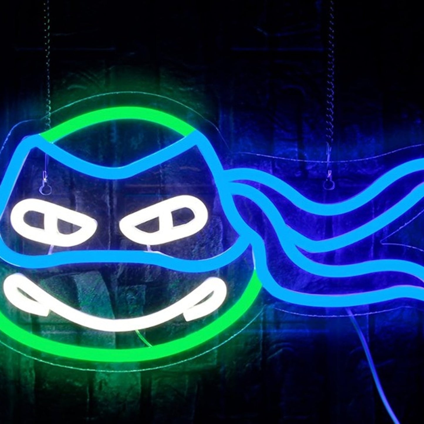 Fun Bright Blue Ninja Turtle Leonardo LED Night Light Room Wall Decoration