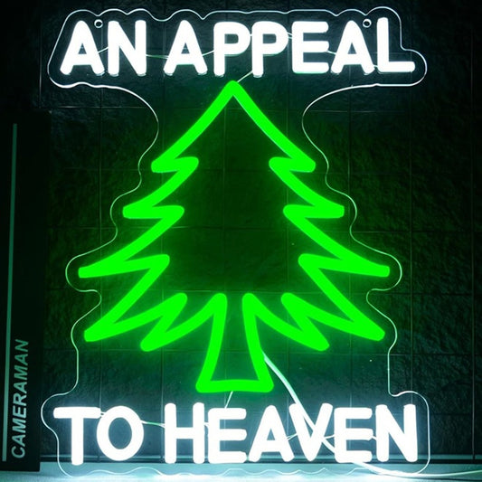 Vivid Bright “An Appeal to Heaven” Pine Tree LED Night Light Room Wall Decor