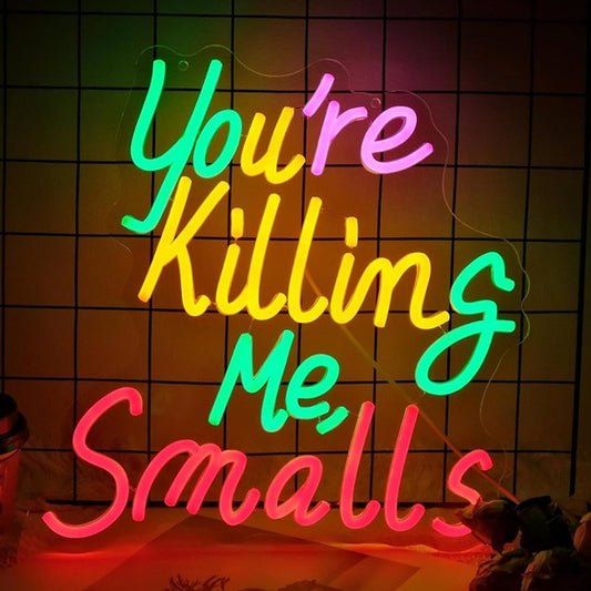 Fun Bright Colorful “You’re Killing Me Smalls” LED Night Light Room Wall Decor
