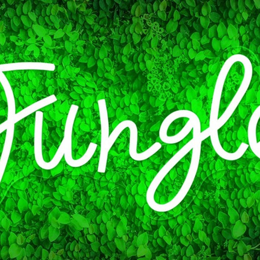 Lovely Simple Bright Green “Jungle” LED Night Light Room Wall Decoration