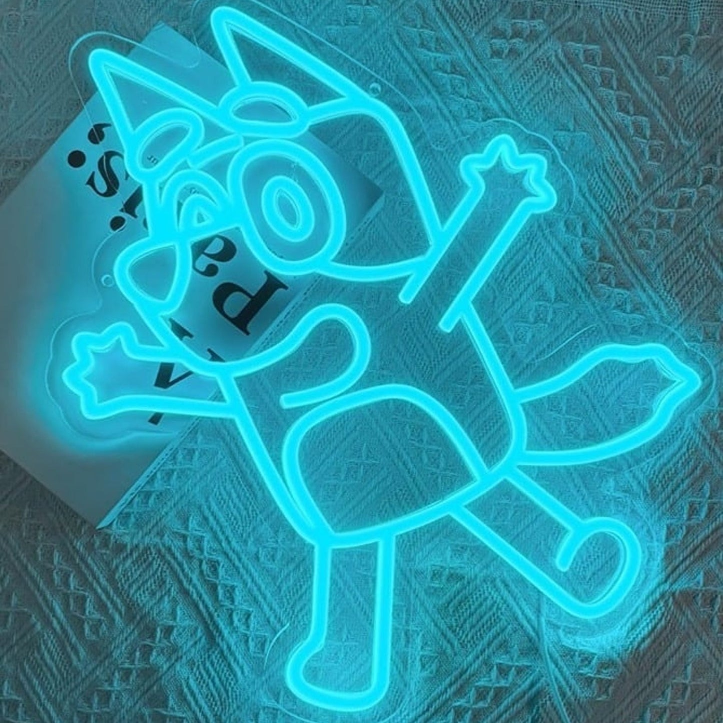 Fun Bright Bluey the Dog LED Night Light Room Wall Decor