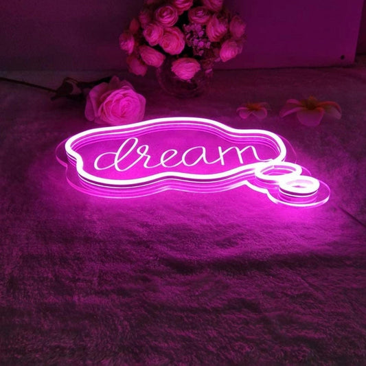 Bright Pink Dream Bubble LED Light Room Decoration