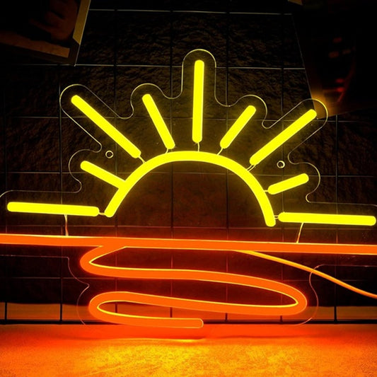 Lovely Warm Bright Sunrise LED Night Light Room Wall Decoration