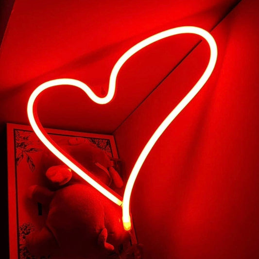 Unique Shaped Heart LED Decor