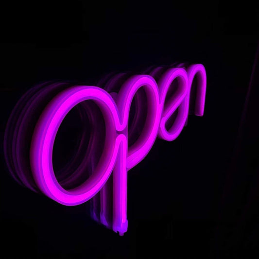 Cute Pink Open LED Light