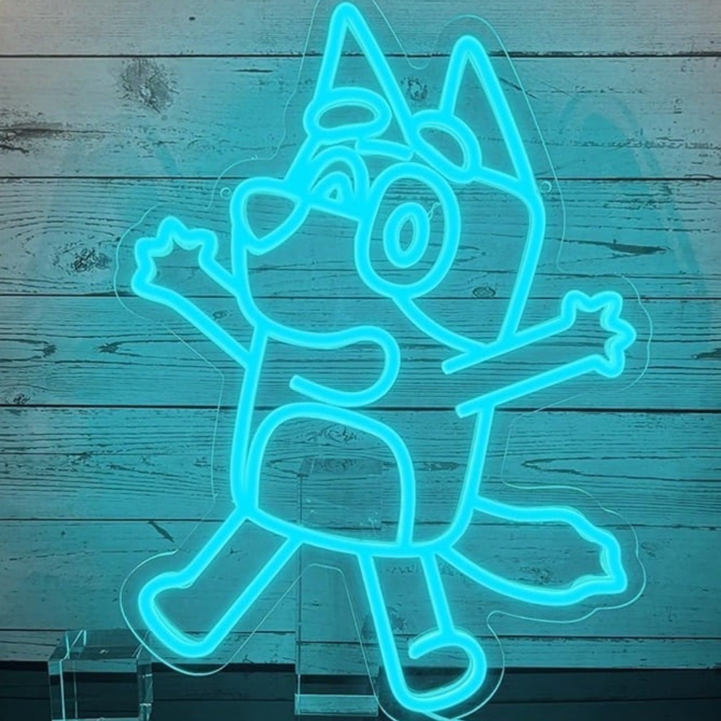 Fun Bright Bluey the Dog LED Night Light Room Wall Decor