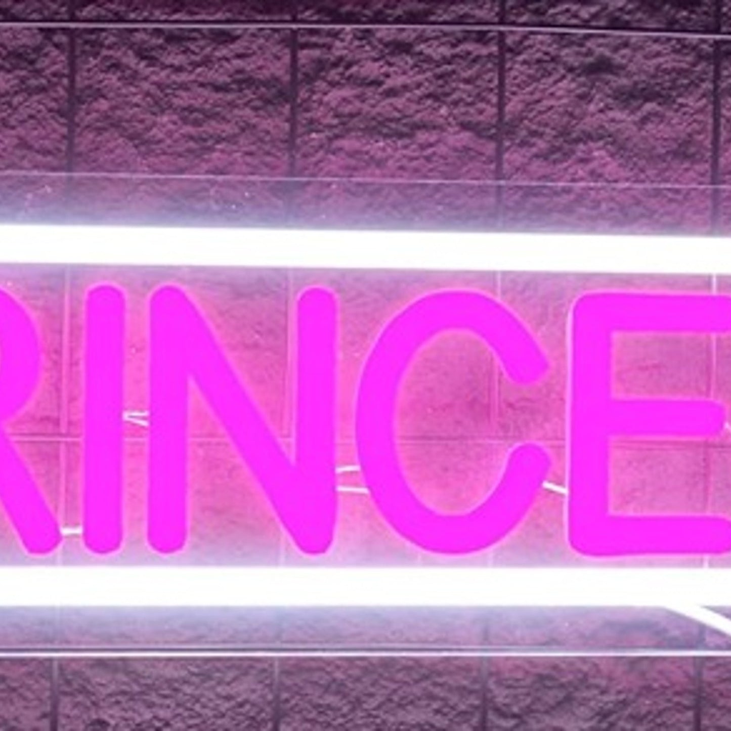 Fun Bright Pink / White “Princess” LED Night Light Room Wall Decoration