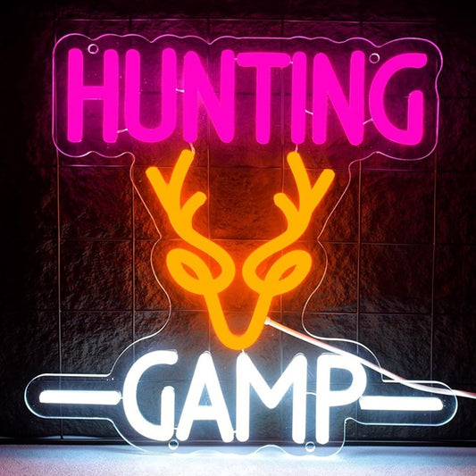Fun Bright “Hunting Gamp” LED Night Light Room Wall Decoration