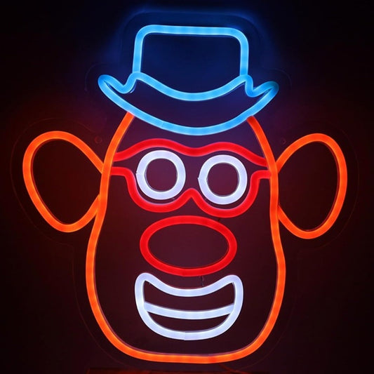 Fun Bright Big Ear Potato Head LED Night Light Room Wall Decoration