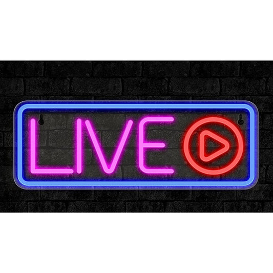 Fun Bright Twitch Kick Live Play LED Night Light Room Wall Streaming Decor