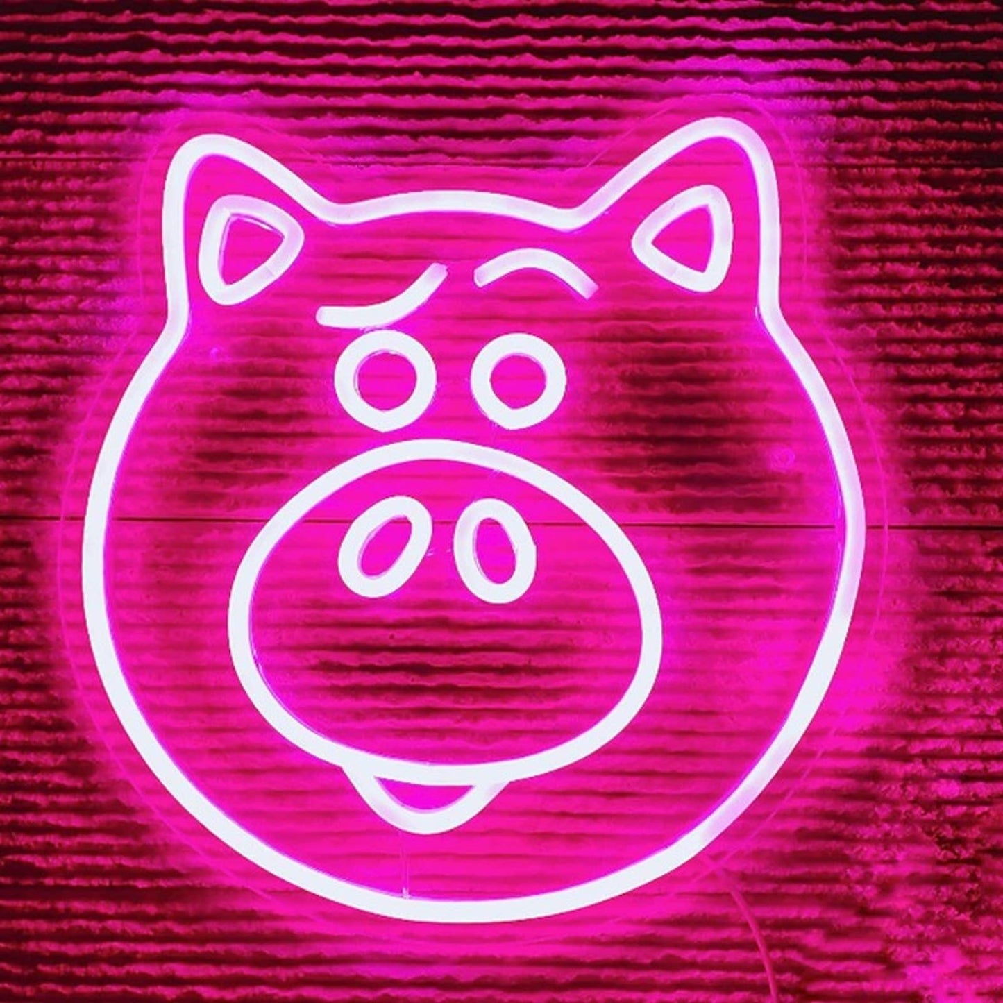 Fun Bright Pink Pig Hamm Toy Story LED Night Light Pixar Disney Decor