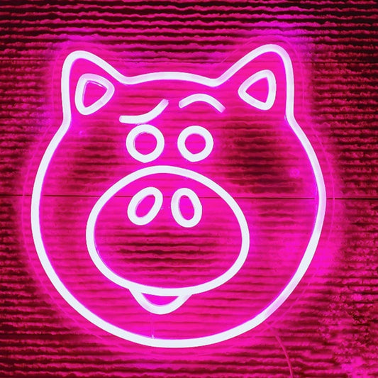 Fun Bright Pink Pig Hamm Toy Story LED Night Light Pixar Disney Decor