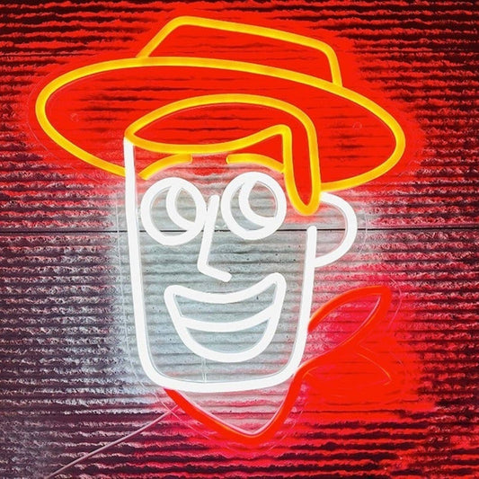 Fun Vivid Bright Woody Cowboy Toy Story LED Night Light Pixar Disney Decor