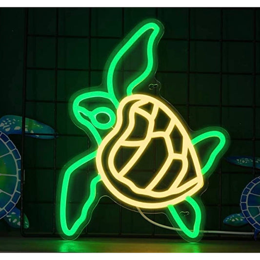 Lovely Bright Sea Turtle LED Night Light Room Wall Decoration