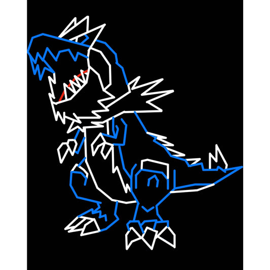 Tyrantrum Pokémon LED Neon Light Sign