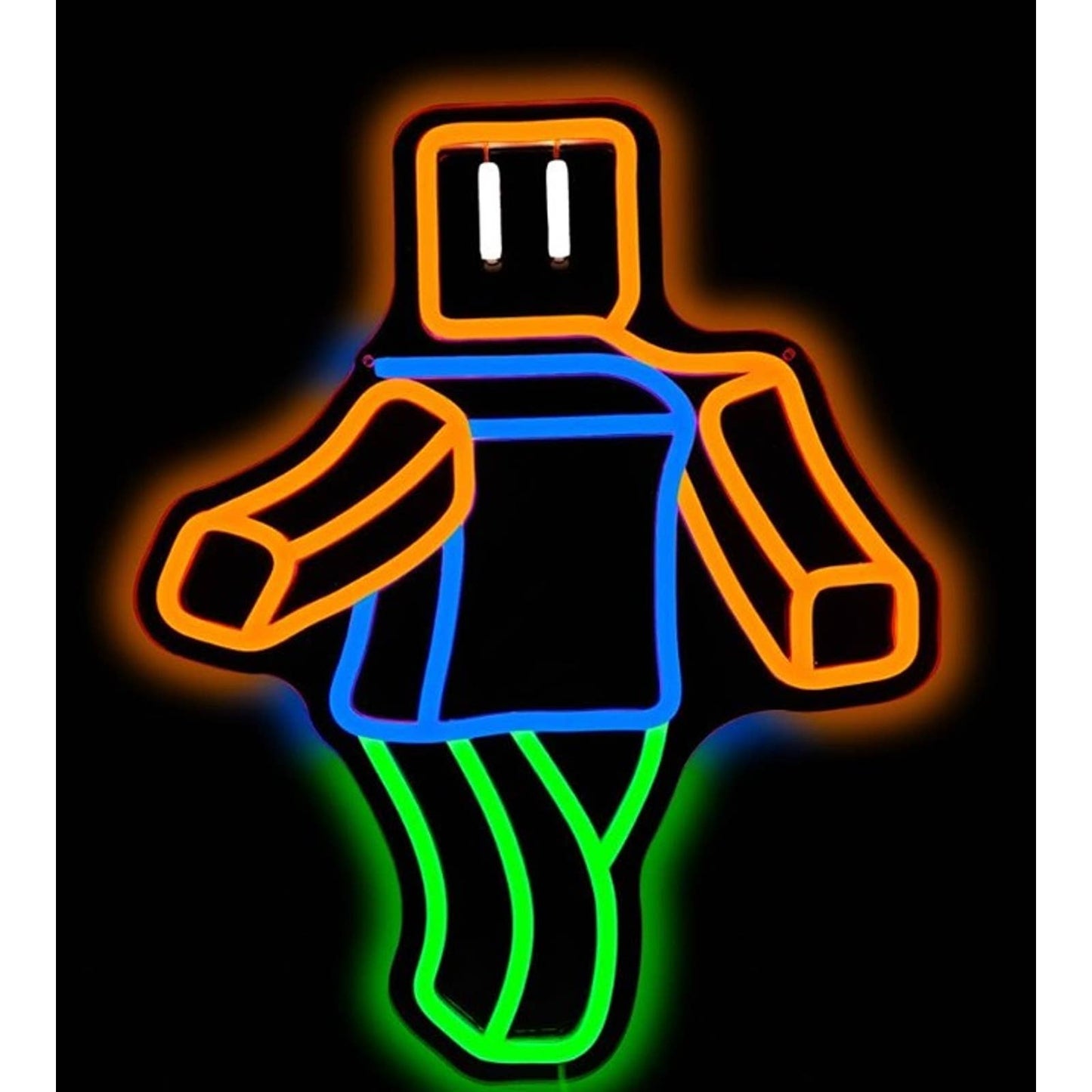 Fun Bright Colorful Roblox Man Led Night Light Video Game Room Decor