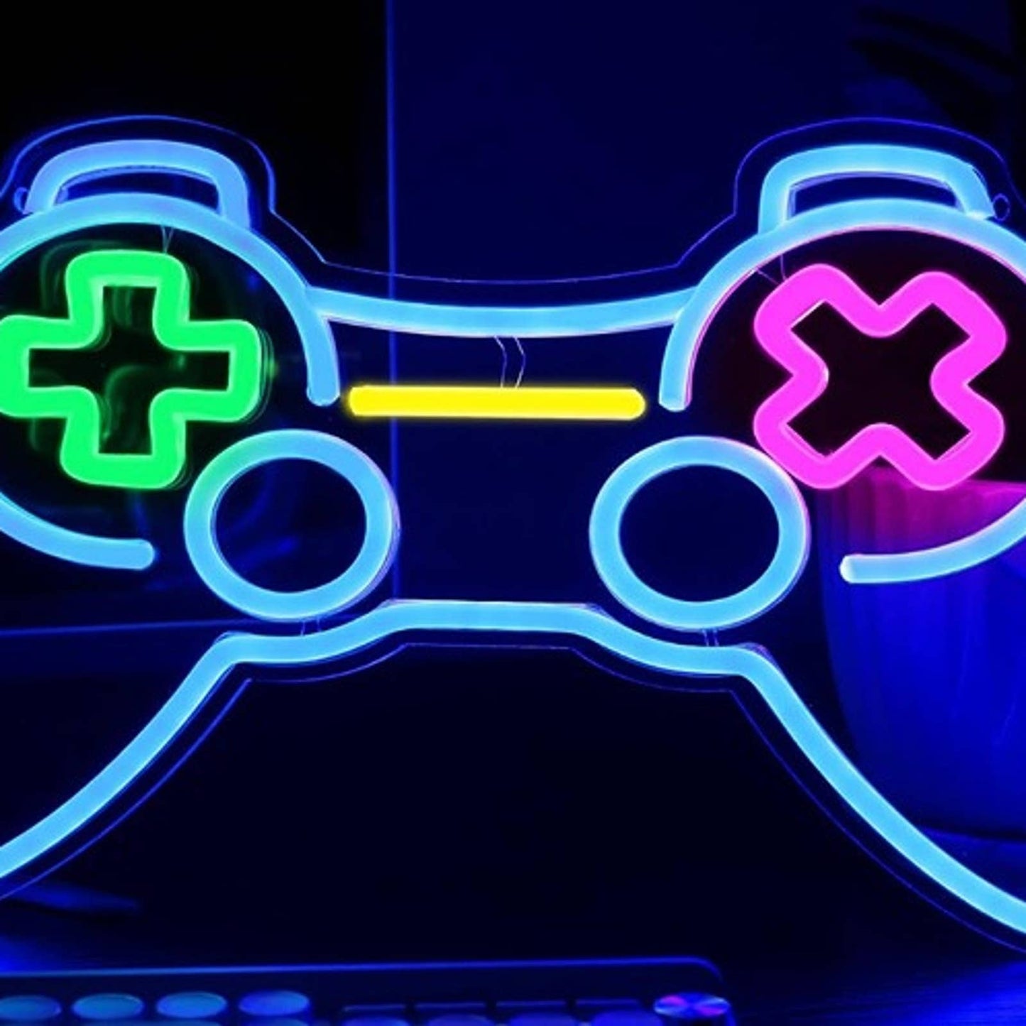 Bright Multi-Color Game Controller LED Night Light Game Room Decor 1