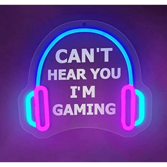 Fun Bright Gaming Headphones LED Night Light Game Room Decor