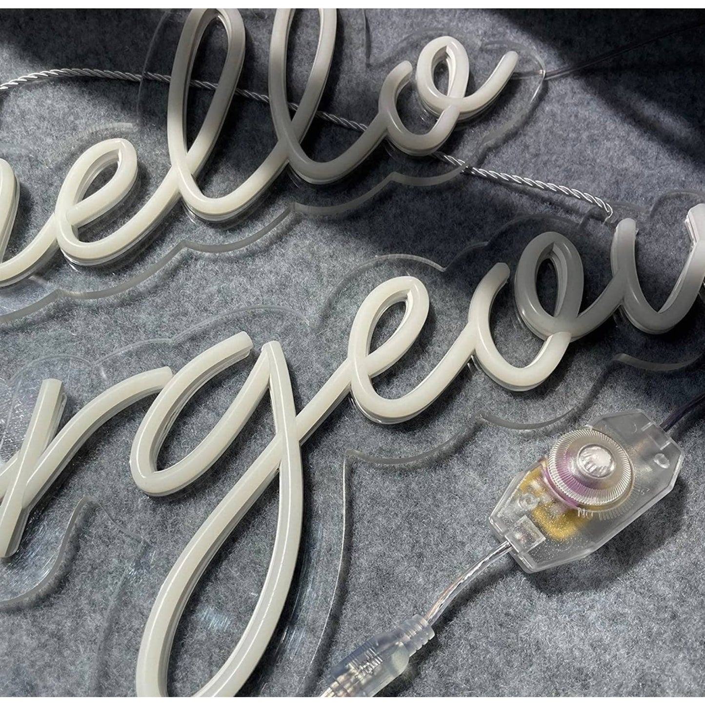 Beautiful White “Hello Gorgeous” LED Light Sign Room Decoration