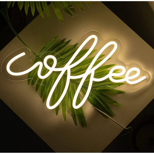 Simple Lovely Bright “coffee” LED Night Light Kitchen Decoration
