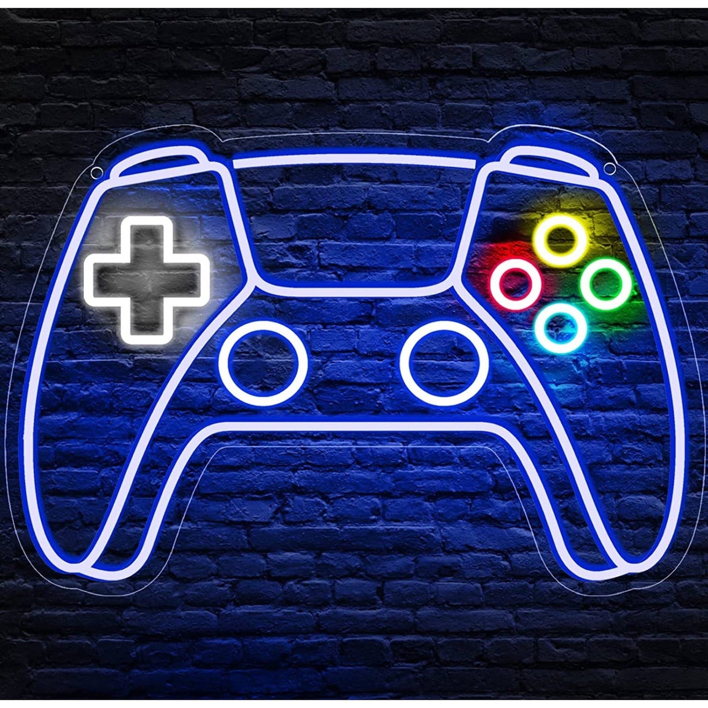 Vivid Fun Bright Playstation 5 Game Controller LED Night Light Room Wall Decor