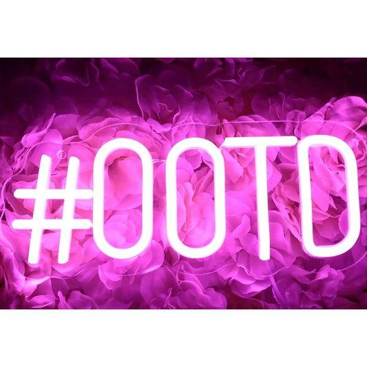 Lovely Vivid Bright #OOTD “Outfit of the Day” LED Night Light Room Wall Decor