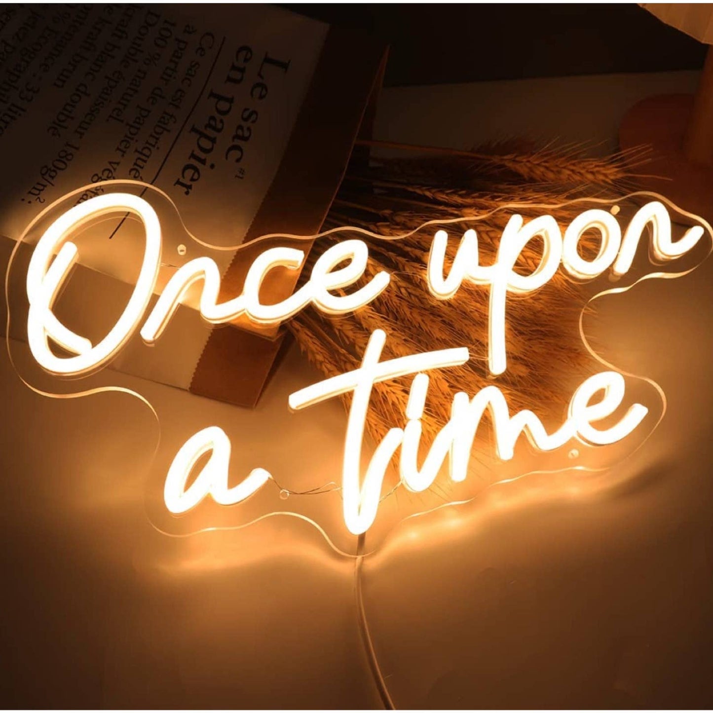 Magical Warm “Once Upon a Time” LED Night Light Room Wall Decoration