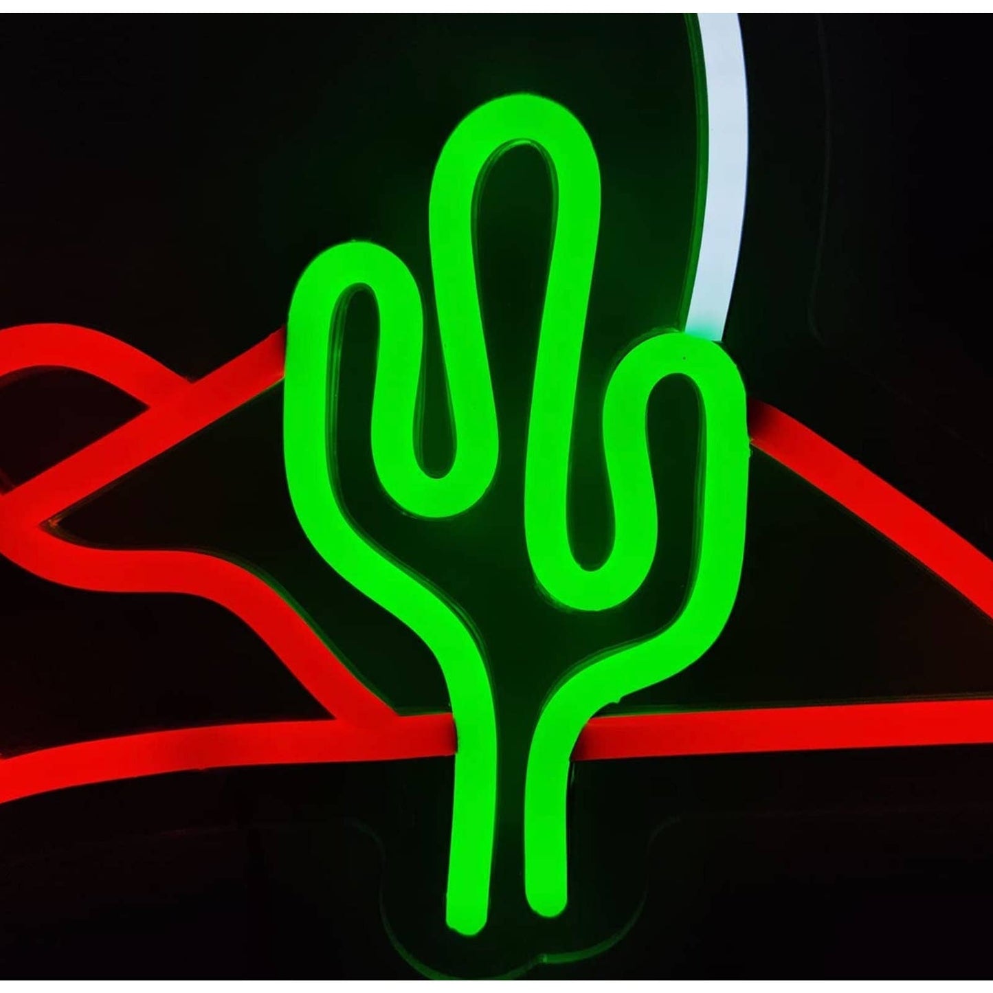 Quality Bright Arizona Sonoran Desert Cactus LED Night Light Room Wall Art Decor