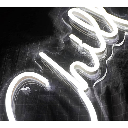 Cool Bright White “Chill” LED Night Light Room Wall Decoration