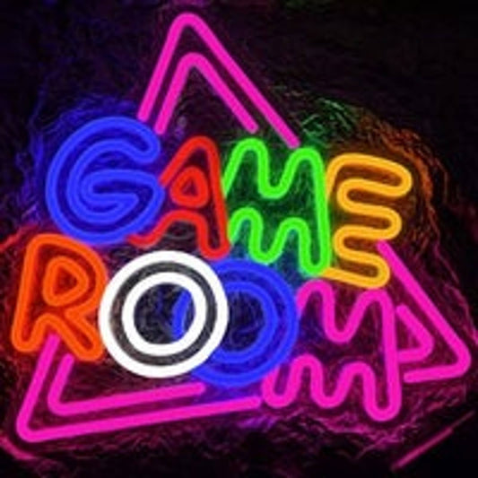 Lovely Bright Fun Rainbow Game Room LED Night Light Room Wall Decoration