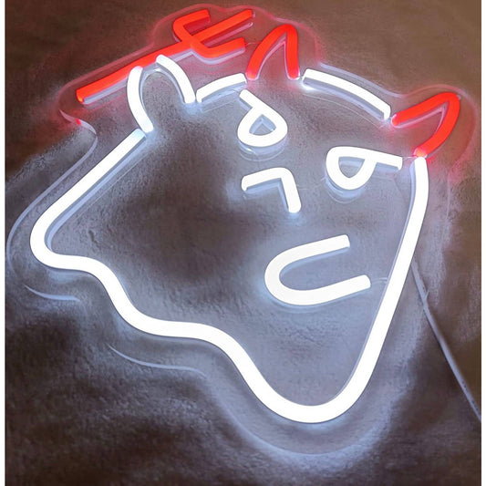 Fun Bright Evil Devil Baby Ghost LED Night Light Room Wall Decoration