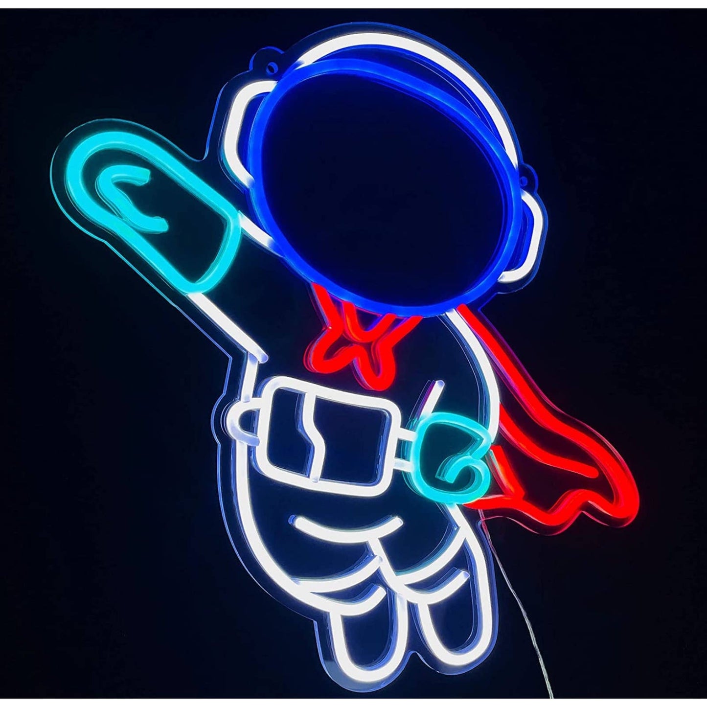 Fun Bright Cute Baby Superman Astronaut Super Hero LED Night Light Wall Decor