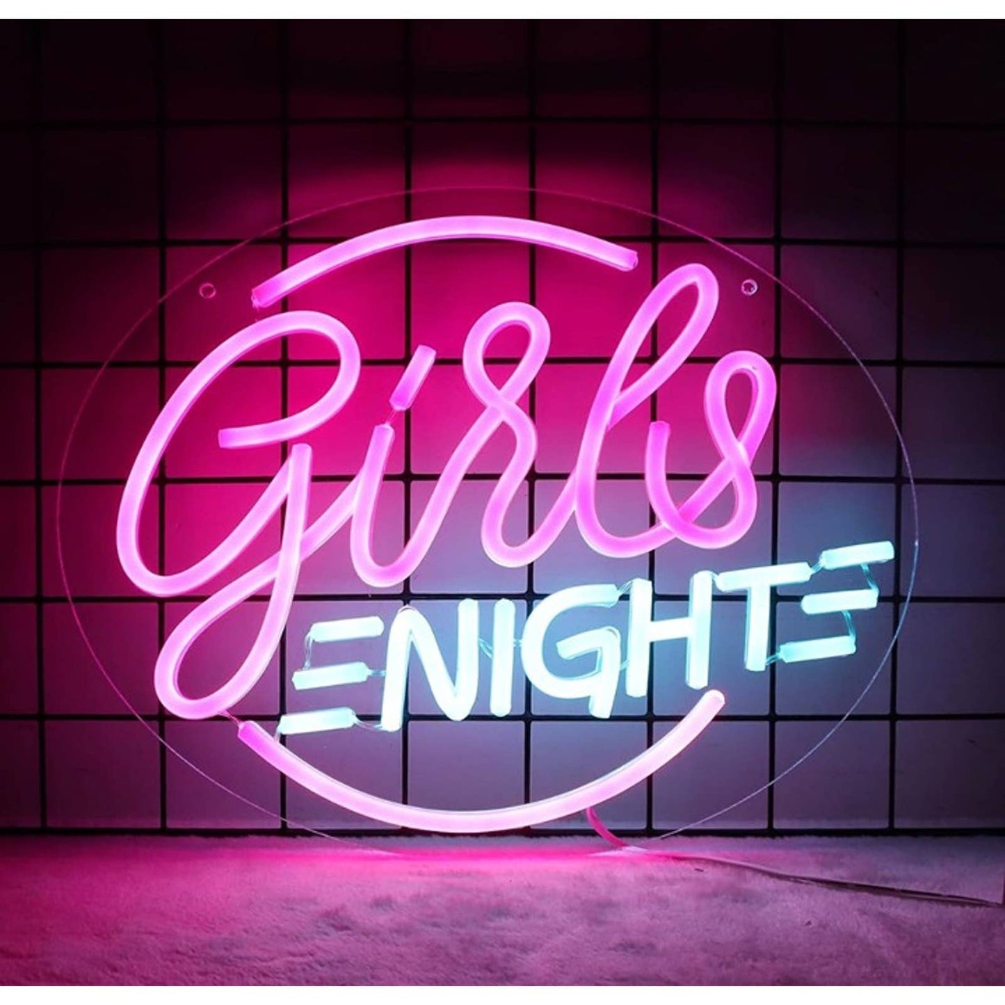 Vivid Fun Bright Girls Night Gamer LED Night Light Game Room Decor