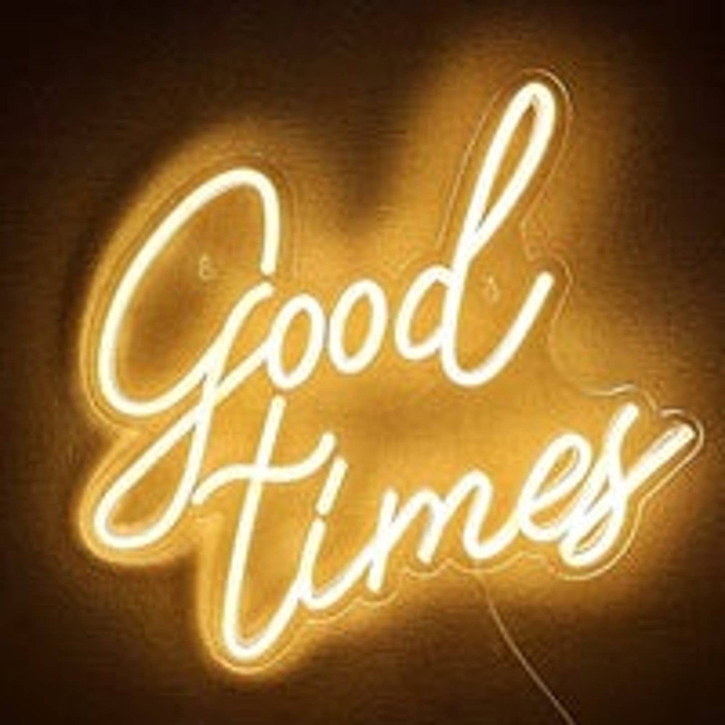 Lovely Warm Bright Good Times LED Night Light Room Wall Decor