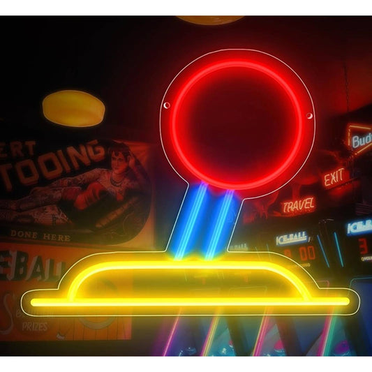 Fun Vivid Bright Colorful Joy Stick LED Night Light Game Room Wall Decor