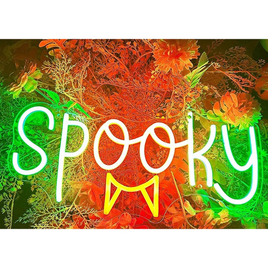 Vivid Bright Spooky Vampire Teeth LED Night Light Halloween Decor