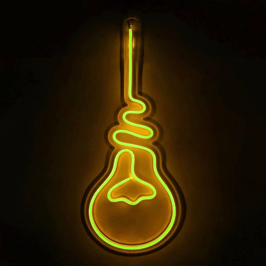Lovely Bright Mellow Yellow Light Light Bulb LED Night Light  Room Wall Decor